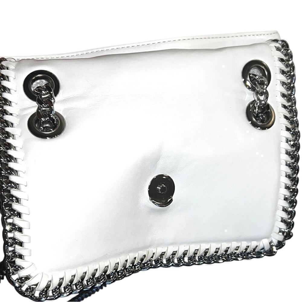 ▶️ Rebecca Minkoff ◀️ Edie Whip Chain Faux Leather Crossbody Shoulder Bag - Picture 7 of 17